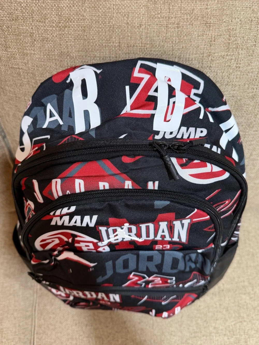 New Nike x Air Jordan Patrol Backpack Red Black Large